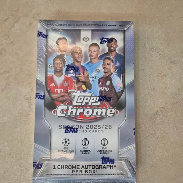 [BUNJANG] 2025-26 Topps Chrome UCC Hobby Box Unsealed / 2025-26 탑스크롬 UCC 하비 박스 해외축구 미개봉 박스