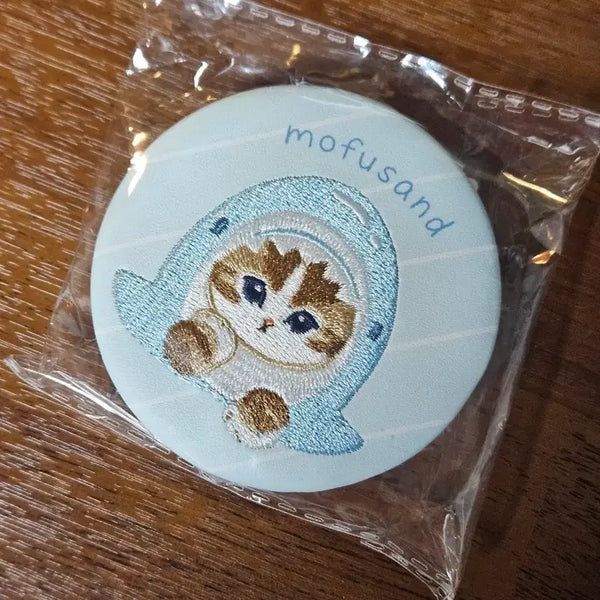[BUNJANG] Mofusand Pastel Shark Cat Hand Mirror / 모프샌드 파스텔 상어냥 손거울