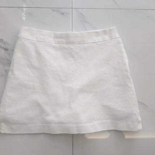 [BUNJANG] White Golf Skirt / 골프스커트