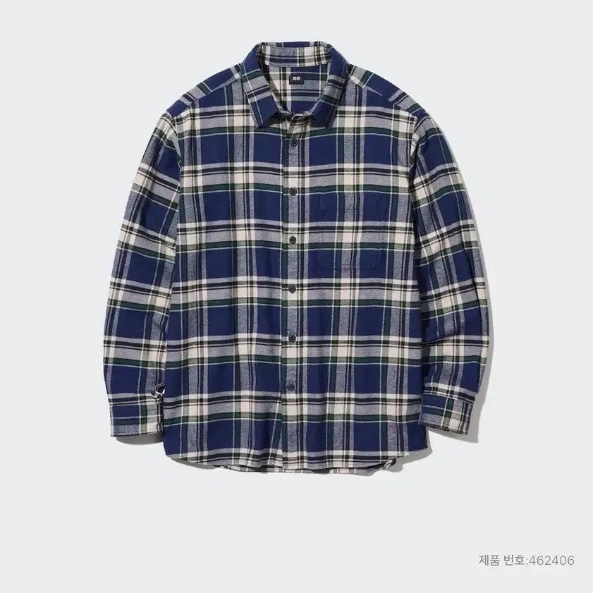 [BUNJANG] Uniqlo Flannel Checkered Shirt L / 유니클로 플란넬 체크셔츠 L