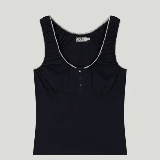 [BUNJANG] Grove Sleeveless Top with Lace Detail / 그로브 나시