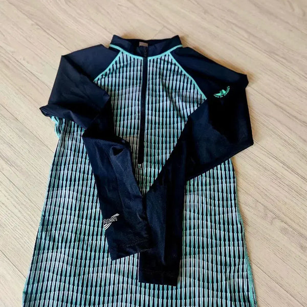 [BUNJANG] Speedo Rash Guard Mint Black / 스피도 래쉬가드 민트 블랙