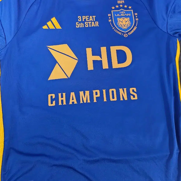 [BUNJANG] 2024 K League 1 Ulsan HD Champions Home Authentic Signed Jersey - Joo Min-kyu / 2024 K리그1 울산HD 챔피언스 홈 유니폼 주민규선수 친필싸인