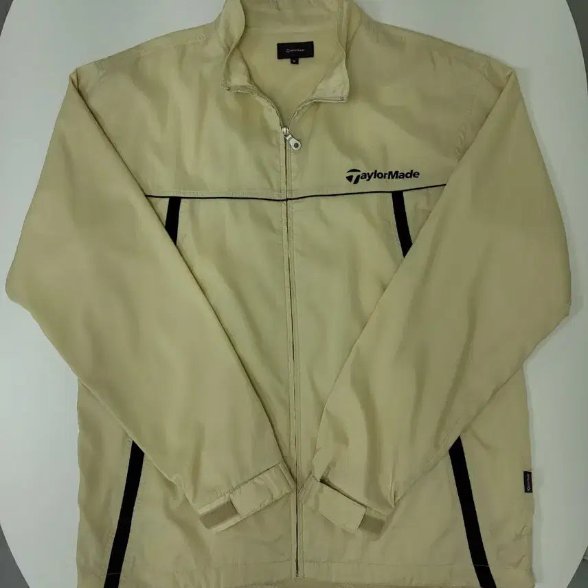 [BUNJANG] TaylorMade Golf Windbreaker Jacket Light Beige / 테일러메이드 골프 바람막이 자켓 연베이지