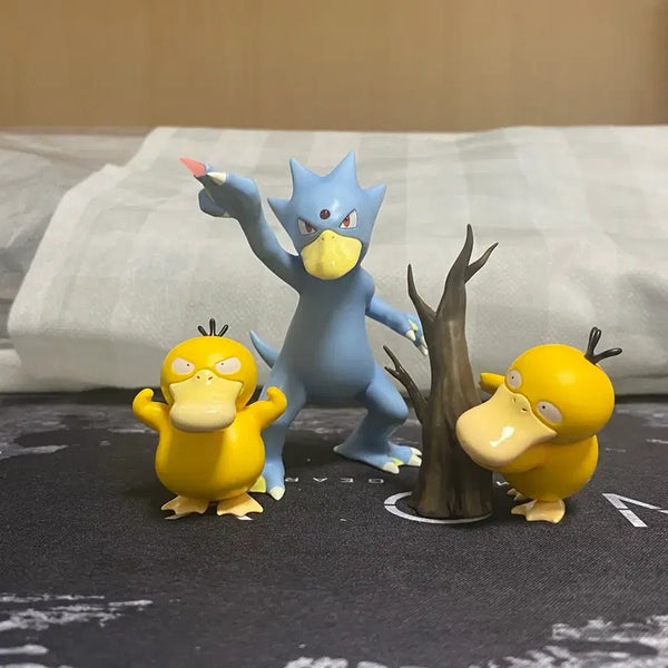 [BUNJANG] Limousine Pokemon Scale World Golduck & Psyduck A/B Full Set Resin Figure / Limousine 고라파덕A+B세트 포켓몬 스케일월드 레진 피규어 판매