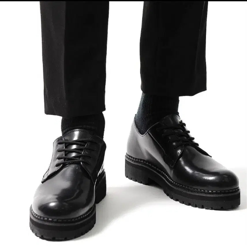 [BUNJANG] BYSLIM 7cm Height-Increasing Handmade Derby Shoes / [바이슬림] 7cm 키높이 수제화 더비슈즈 250~255mm