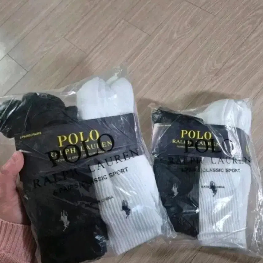 [BUNJANG] Polo Ralph Lauren Men's 6-Pair Sports Socks Set - New, Unsealed / 폴로 랄프로렌 스포츠 양말 6켤레 새상품 미개봉