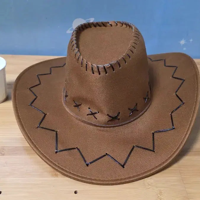 [BUNJANG] Cowboy Hat (57cm Head Circumference) / 새상품) 카우보이 모자, 패션모자 (머리둘레 57cm)