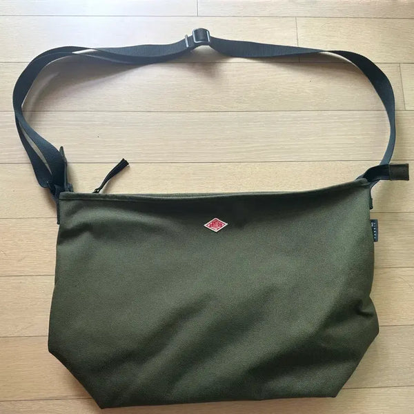 [BUNJANG] DANTON Cotton Canvas Crossbody Bag Khaki / DANTON 탄돈 크로스백 카키색 올리브