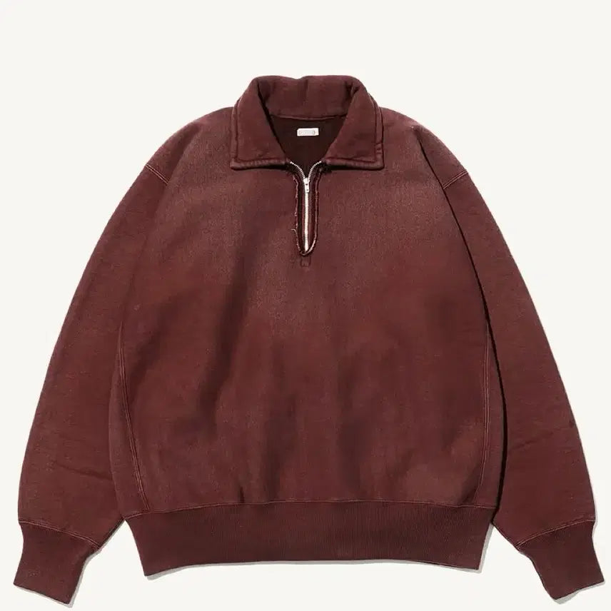 [BUNJANG] Apresse Half Zip-Up Burgundy / [2] 아프레쎄 하프집업 버건디