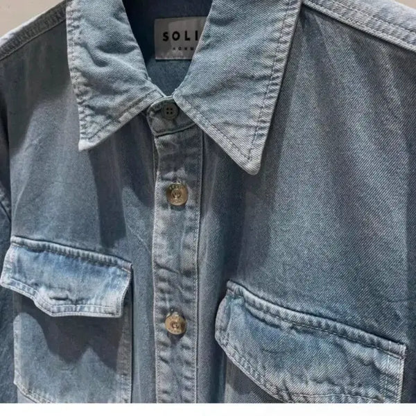 [BUNJANG] Solid Homme 2025 S/S Denim Jacket Size 50 / 솔리드옴므 2025 S/S 청자켓 50사이즈
