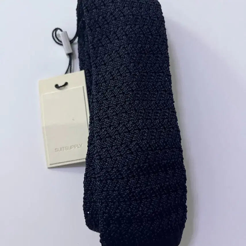 [BUNJANG] Suitsupply Navy Knit Tie 100% Silk / 수트서플라이 네이비 니트 타이(새상품)