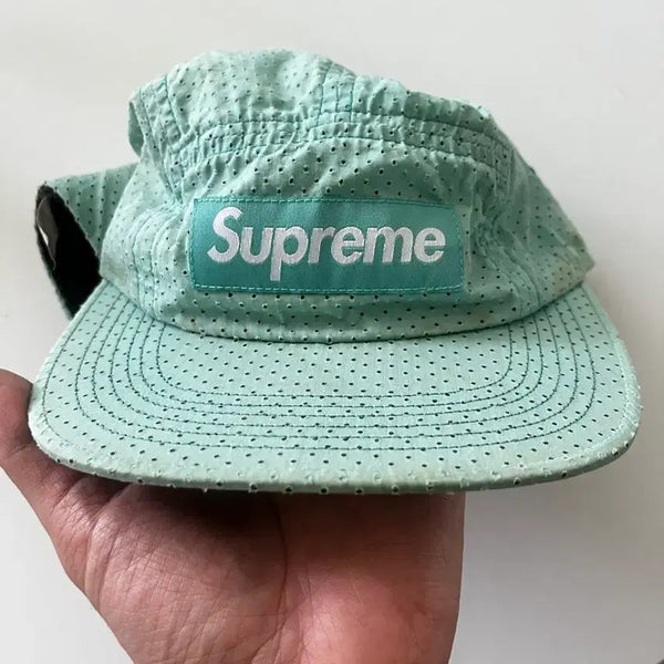 [BUNJANG] Supreme Box Logo Camp Cap Mint / 슈프림 박스로고 캠프캡 민트 컬러