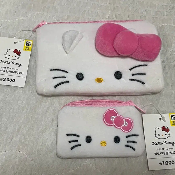 [BUNJANG] Daiso Hello Kitty Flat Plush Coin Pouch / 다이소 헬로키티 납작봉제 동전지갑 파우치