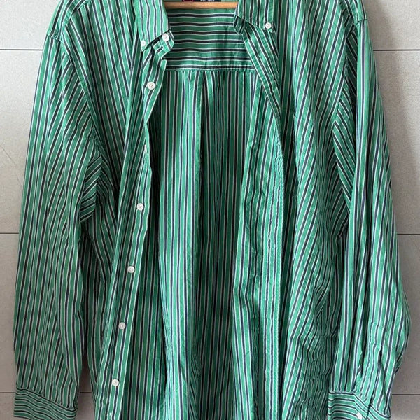 [BUNJANG] CHAPS Striped Easy Care Shirt XXL / CHAPS 이지케어 셔츠 XXL