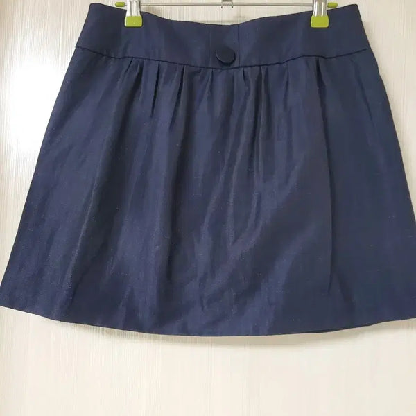 [BUNJANG] System Navy Pleated Skirt / 시스템 네이비 플리츠 스커트