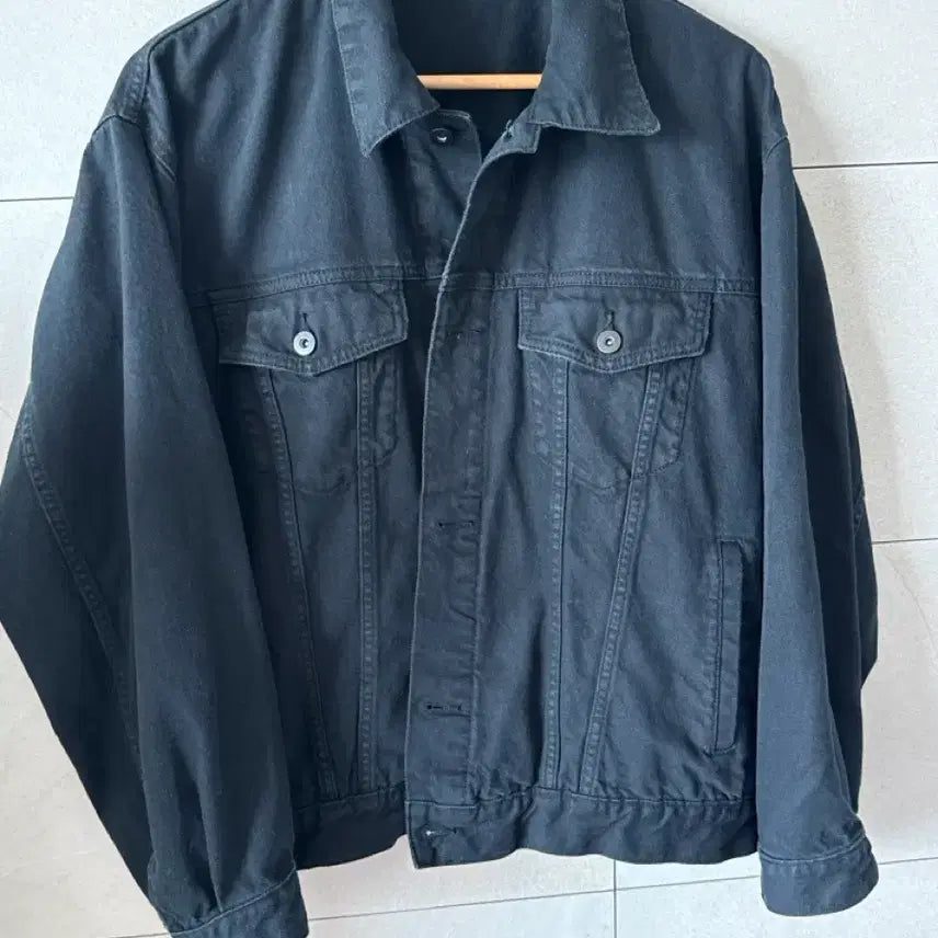 [BUNJANG] Muji Trucker Jacket Black XL / 무인양품 트러커자켓 블랙 XL