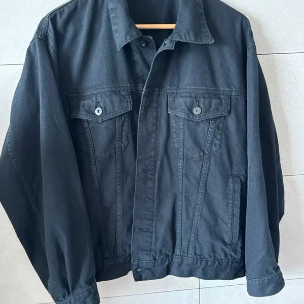 [BUNJANG] Muji Trucker Jacket Black XL / 무인양품 트러커자켓 블랙 XL