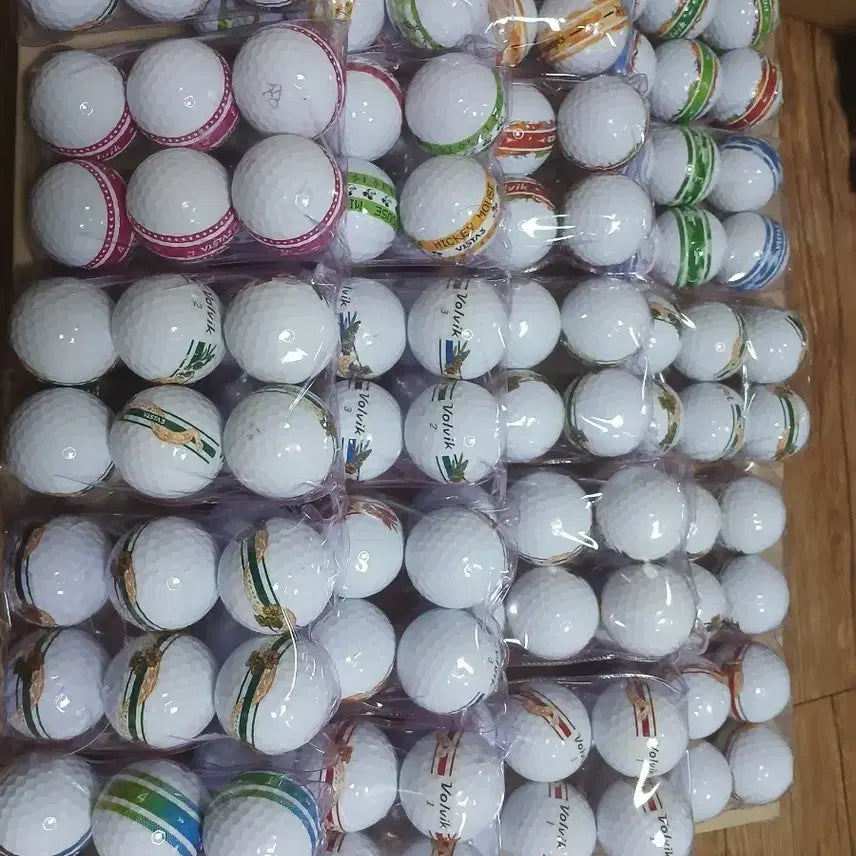 [BUNJANG] Volvik Lost Ball Vista, Vista 3 Golf Balls (120 Count) / 볼빅 로스트볼 비스타, 비스타3, 미키, 꽃,뱀/ 120