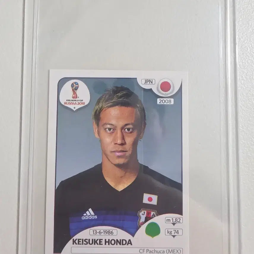 [BUNJANG] 2018 Keisuke Honda Panini World Cup Sticker Card Japan / 2018 혼다 케이스케 파니니 월드컵 스티커 카드 일본