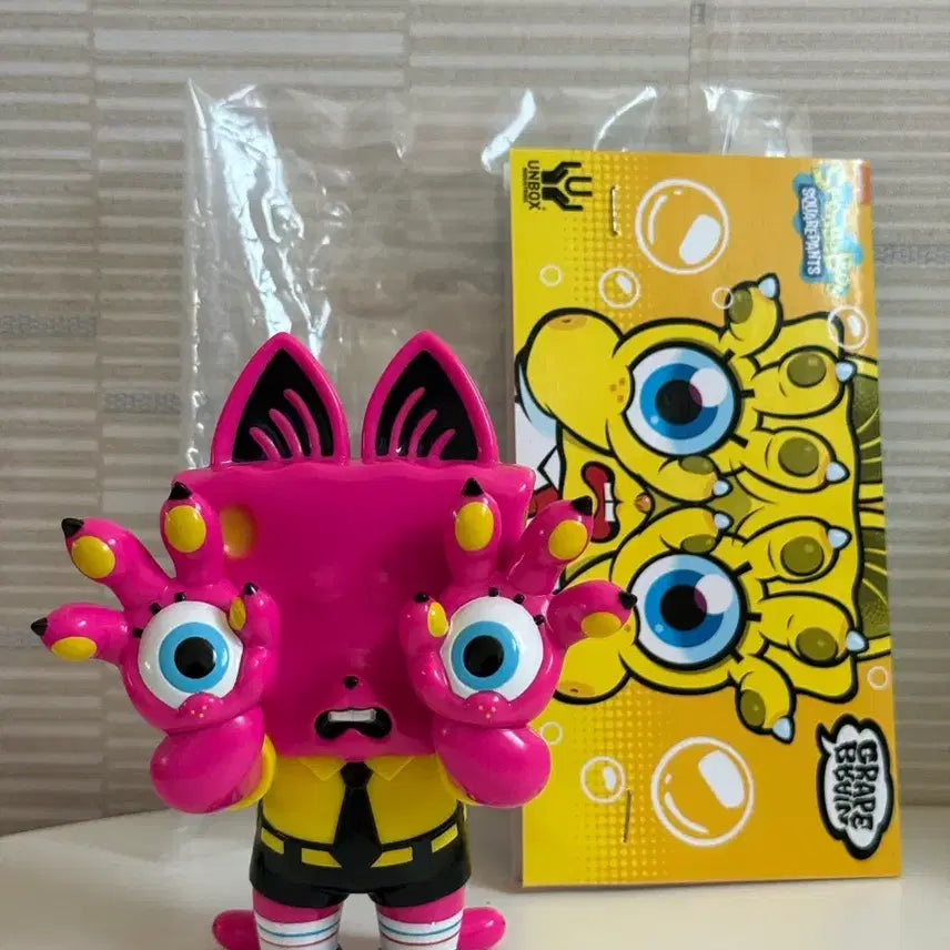 [BUNJANG] Grape Brain Spongebob Sofubi Art Toy / 그레이프 브레인 스폰지밥 소프비 아트토이 sofubi grapebrain