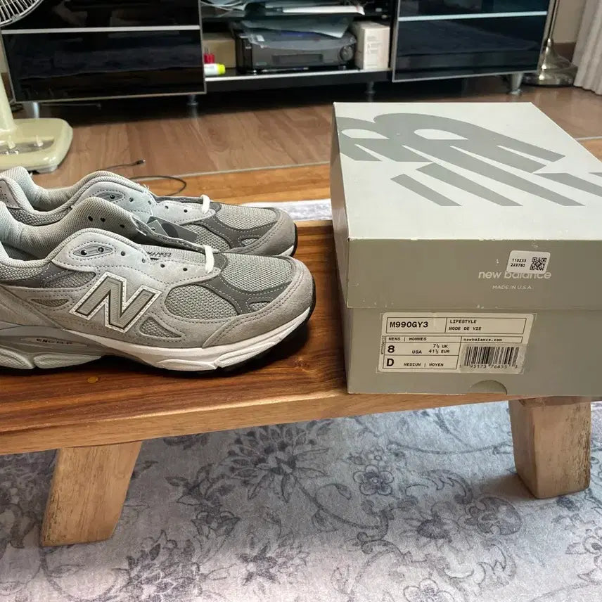 [BUNJANG] New Balance 990v3 Grey 260 (US 8) / 뉴발란스 990v3 260 그레이 새상품 판매합니다