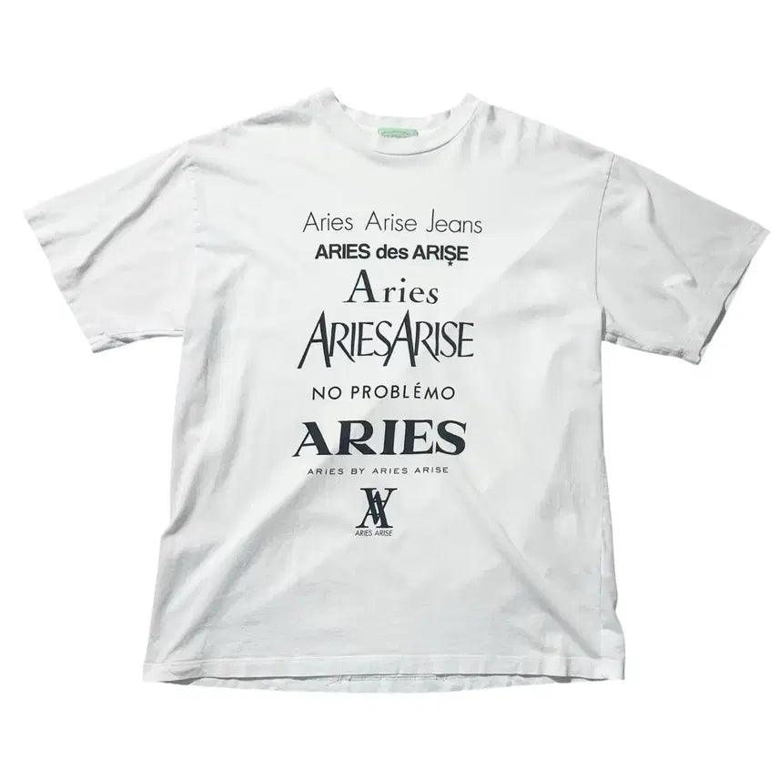 [BUNJANG] Aries Perfume Short Sleeve T-Shirt / [여L-XL] Aries 에리즈 퍼퓸 반팔 티셔츠