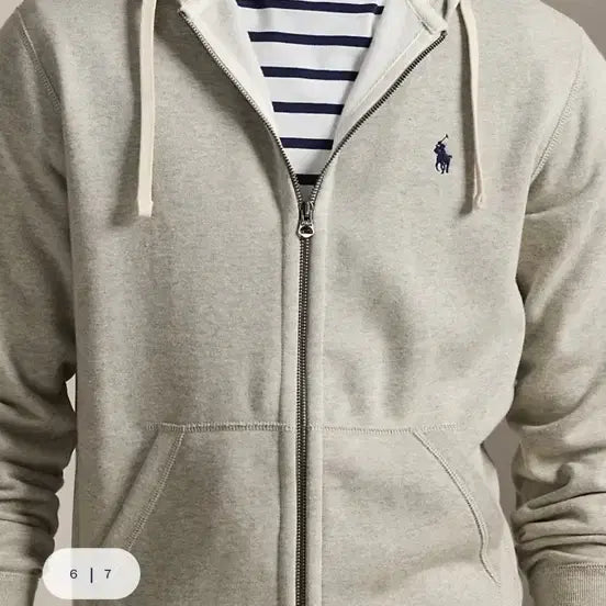 [BUNJANG] Polo Ralph Lauren Zip-Up Hoodie L Size / 폴로 후드집업 백화점판 정품
