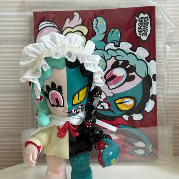 [BUNJANG] Grape Brain Aba-O Sofubi Vinyl Figure / 그레이프브레인 아바오 아트토이 소프비 sofubi grapebrain