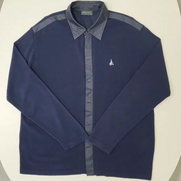 [BUNJANG] Beanpole Golf Knit Shirt Navy / 빈폴 골프 니트셔츠