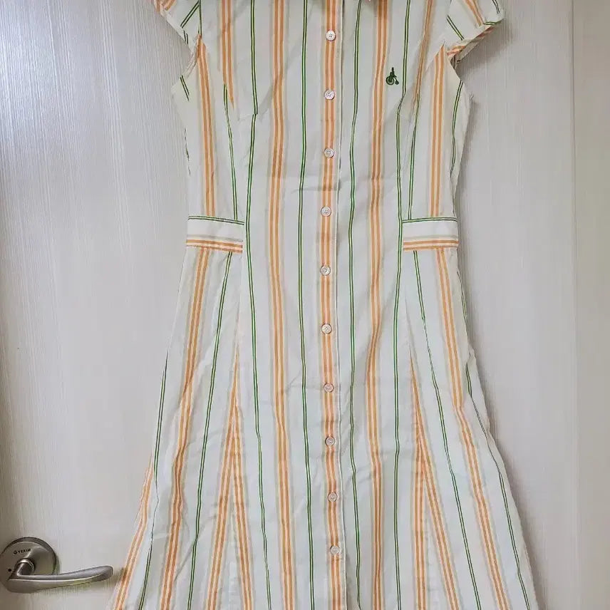 [BUNJANG] Beanpole Women's Striped Long Dress / 빈폴 여성 스트라이프 원피스