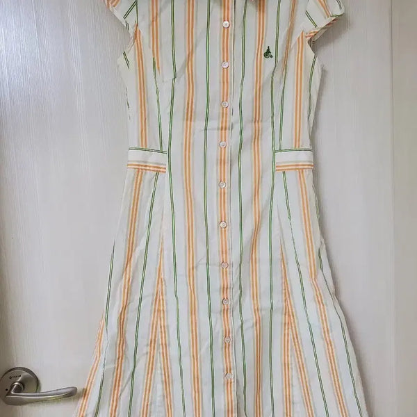 [BUNJANG] Beanpole Women's Striped Long Dress / 빈폴 여성 스트라이프 원피스
