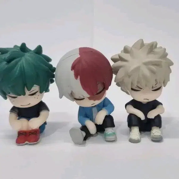 [BUNJANG] My Hero Academia Shoulder Buddy Gacha Figures Bundle (Deku, Todoroki, Bakugo) / [급처] 히로아카 어깨쿵 가챠 3개일괄