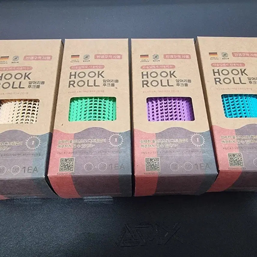 [BUNJANG] German Jumbo Hook Rollers (Set of 4) / 독일제 대왕 후크롤 4개헤어롤