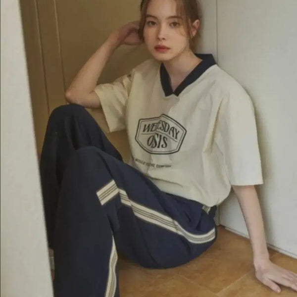 [BUNJANG] Wednesday Oasis Signature Nylon T-Shirt / (새상품) 웬즈데이오아시스 시그니처 나일론 티셔츠