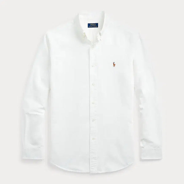 [BUNJANG] Polo Ralph Lauren Classic Fit White Oxford Shirt / 폴로 클래식핏 화이트 옥스포트 셔츠