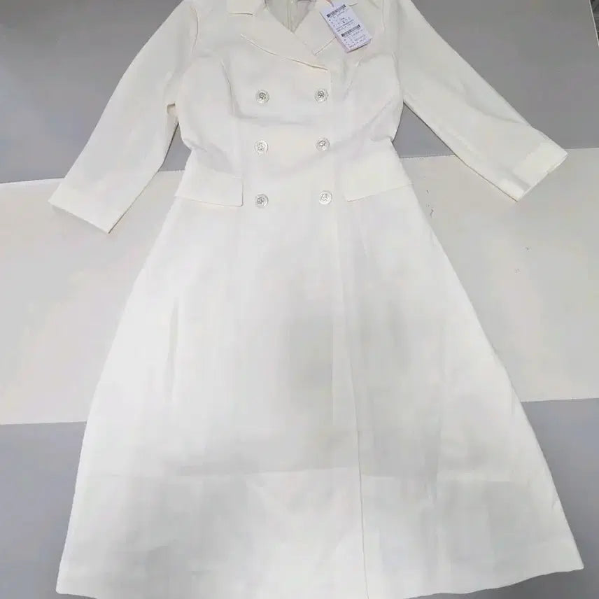 [BUNJANG] SOUP Double Button One-Piece Dress Ivory / 택달린 새상품/숲  더블 버튼 원피스 SA5OPM5 아이보리 21