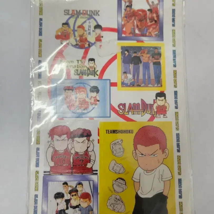 [BUNJANG] Slam Dunk Retro Vintage Stickers / 고전 문구 애니 슬램덩크 스티커 2 레트로 빈티지 스티커