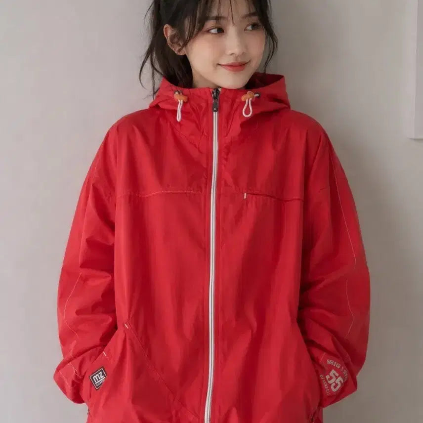 [BUNJANG] MZ Marjo Hooded Windbreaker Jumper (Size 77-88) / 77~88/MZ 마르조 후드 바람막이 점퍼 후드 바람막이