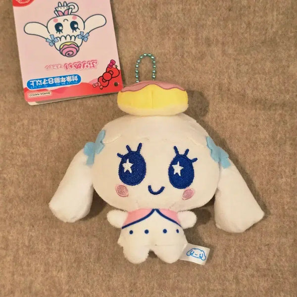 [BUNJANG] Bandai x Sanrio Tamagotchi Purinui Mascot Mori Richi & Cinnamoroll Keychain / 다마고치 푸리누이 마스코트 시나모롤 모리리치 키링