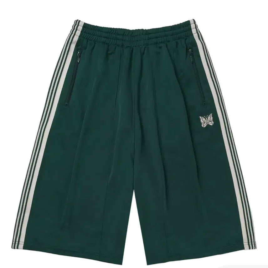 [BUNJANG] Needles x LHP Track Shorts Poly Smooth Green / 니들스 x LHP 트랙 쇼츠 폴리 스무스 그린