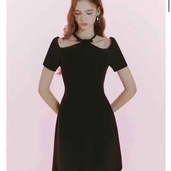 [BUNJANG] Ivana Helsinki Ribbon Choker Dress / 이바나헬싱키 리본초커 원피스 S(새상품)