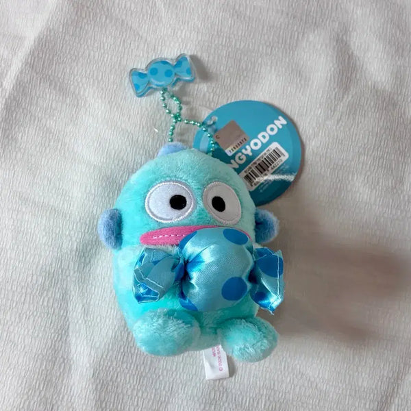[BUNJANG] Sanrio Hangyodon Candy Doll 8cm Keychain (New) / 신상) 산리오 한교동 캔디 인형 8cm 키링 판매