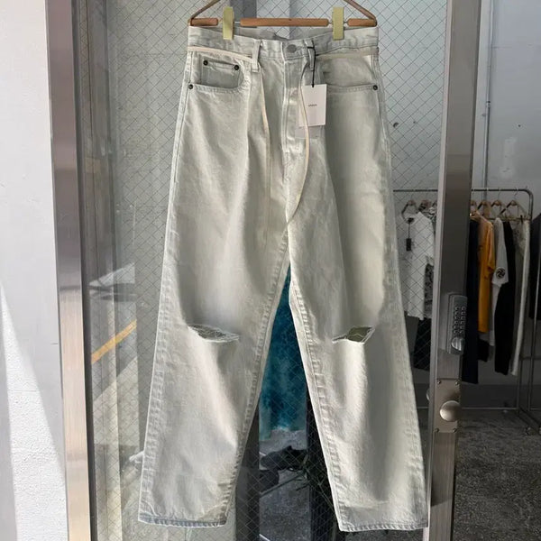 [BUNJANG] stein Vintage Reproduction Damage Denim Jeans / stein Vintage Reproduction Damage Denim