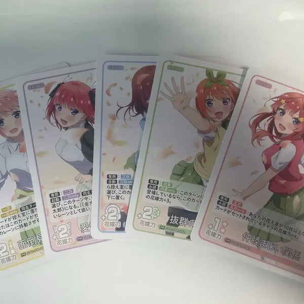 [BUNJANG] The Quintessential Quintuplets Card Set / 5등분의 신부 카드 5장 판매