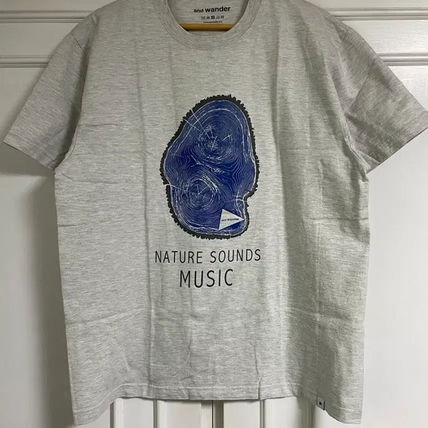 [BUNJANG] and wander Woodprint Tee Off White Size 5 / and wander Woodprint Tee Off White 5