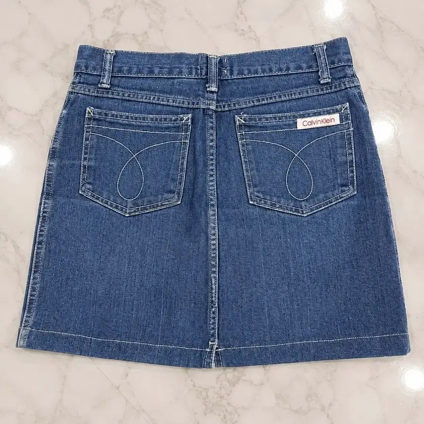 [BUNJANG] Calvin Klein Denim Mini Skirt / 캘빈클라인 청치마 데님 미니스커트 28~29