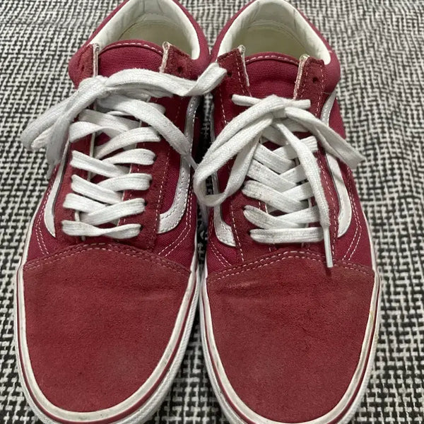 [BUNJANG] Vans Old Skool Suede Red / [반스 올드스쿨 스웨이드 / 레드]