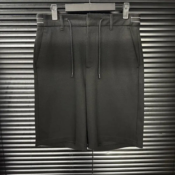 [BUNJANG] Zara Black Classic Minimalist Summer Basic Shorts with Belt Size 31 / 자라 블랙 슬랙스 쇼츠 반바지 끈 31 클래식 미니멀 여름 정장 베이직