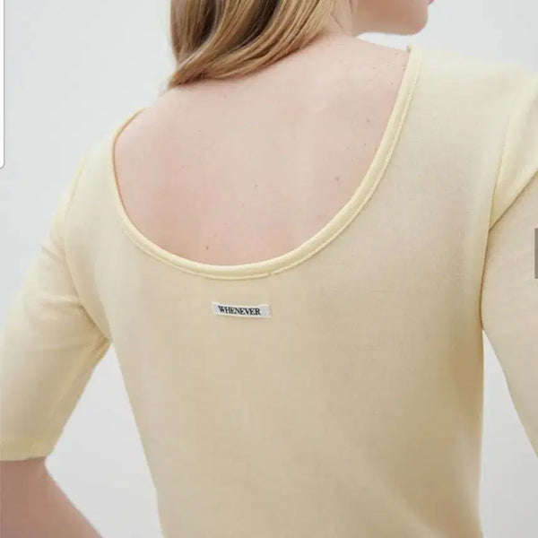 [BUNJANG] LEBA 5-Sleeve T-Shirt / 르바 5부 티셔츠